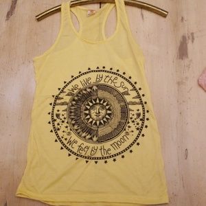 Yellow workout tank